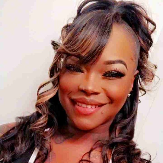 Sew-in with side-swoop curls