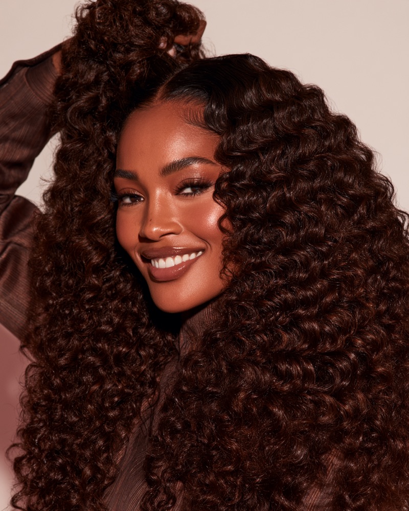 Long curly lace frontal install